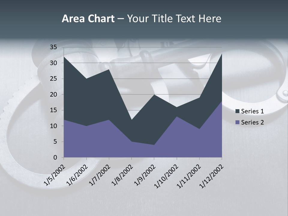 Gavel Tool Cuffs PowerPoint Template