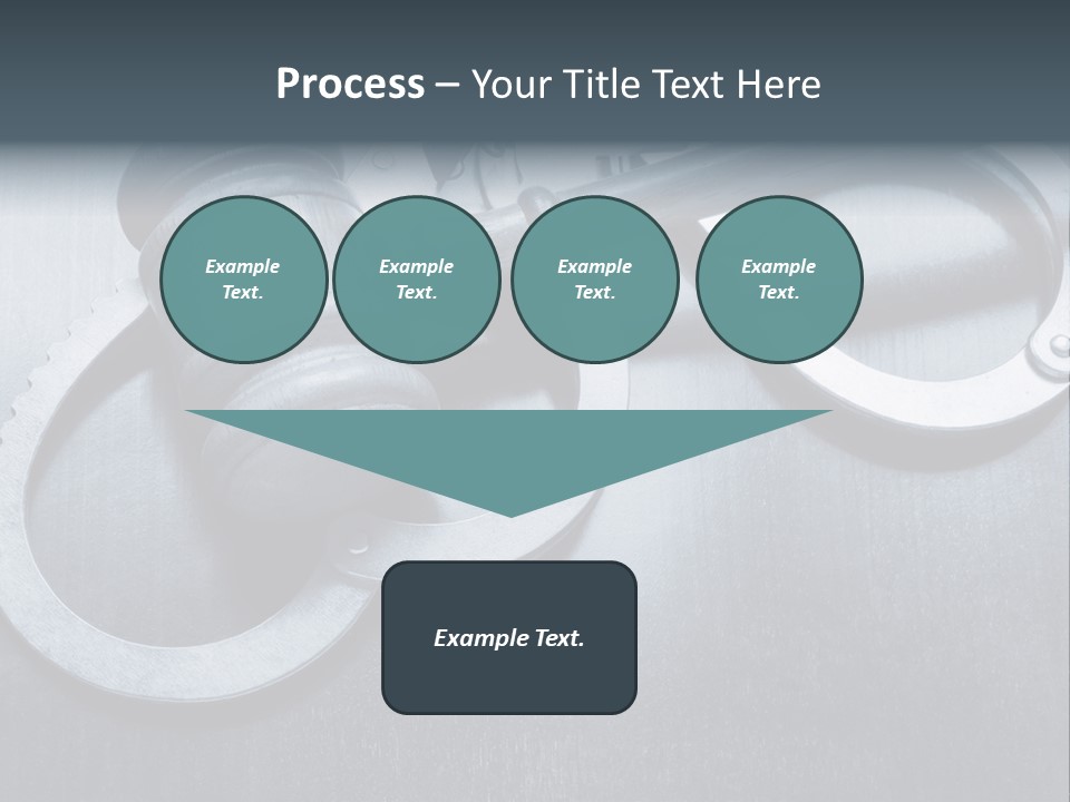 Gavel Tool Cuffs PowerPoint Template