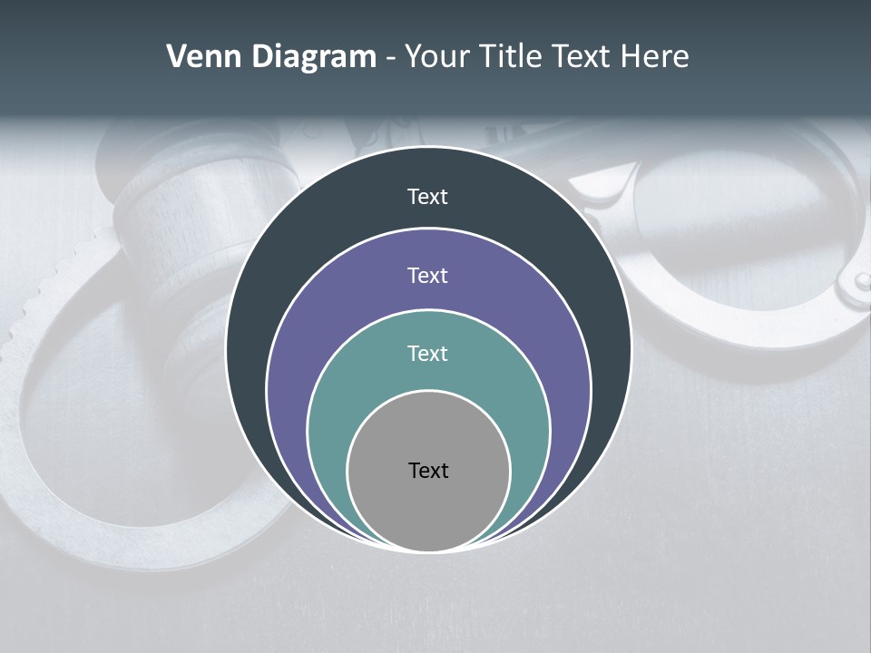 Gavel Tool Cuffs PowerPoint Template