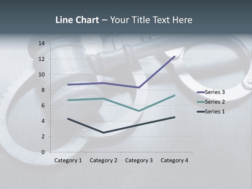 Gavel Tool Cuffs PowerPoint Template