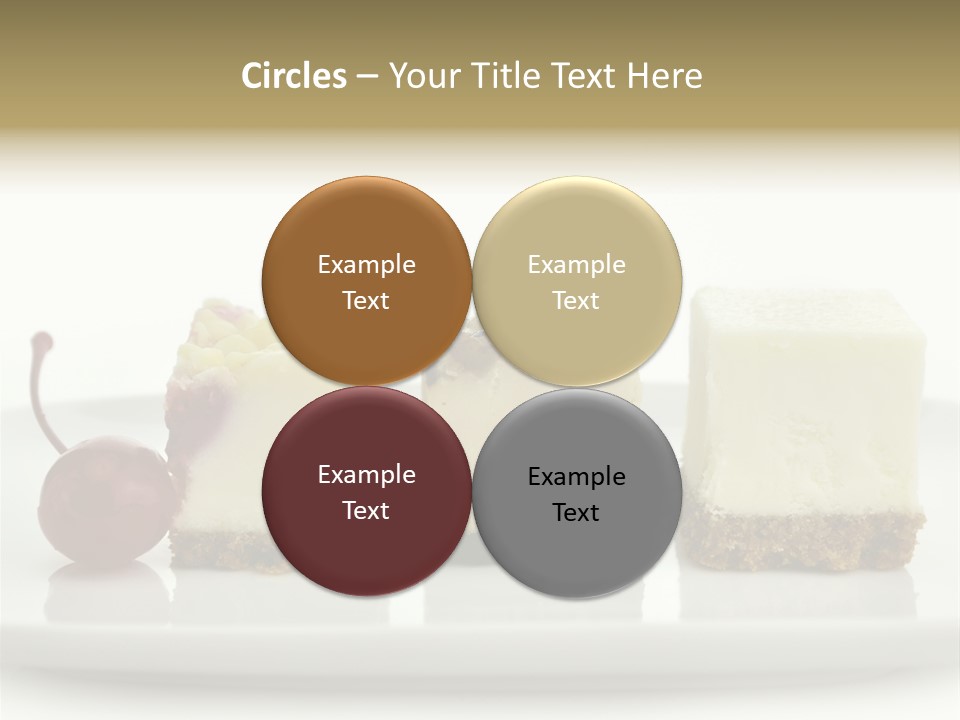 Cut Sweet Dark PowerPoint Template