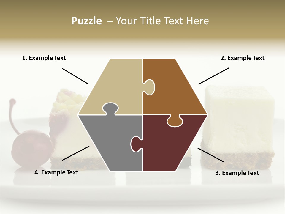 Cut Sweet Dark PowerPoint Template