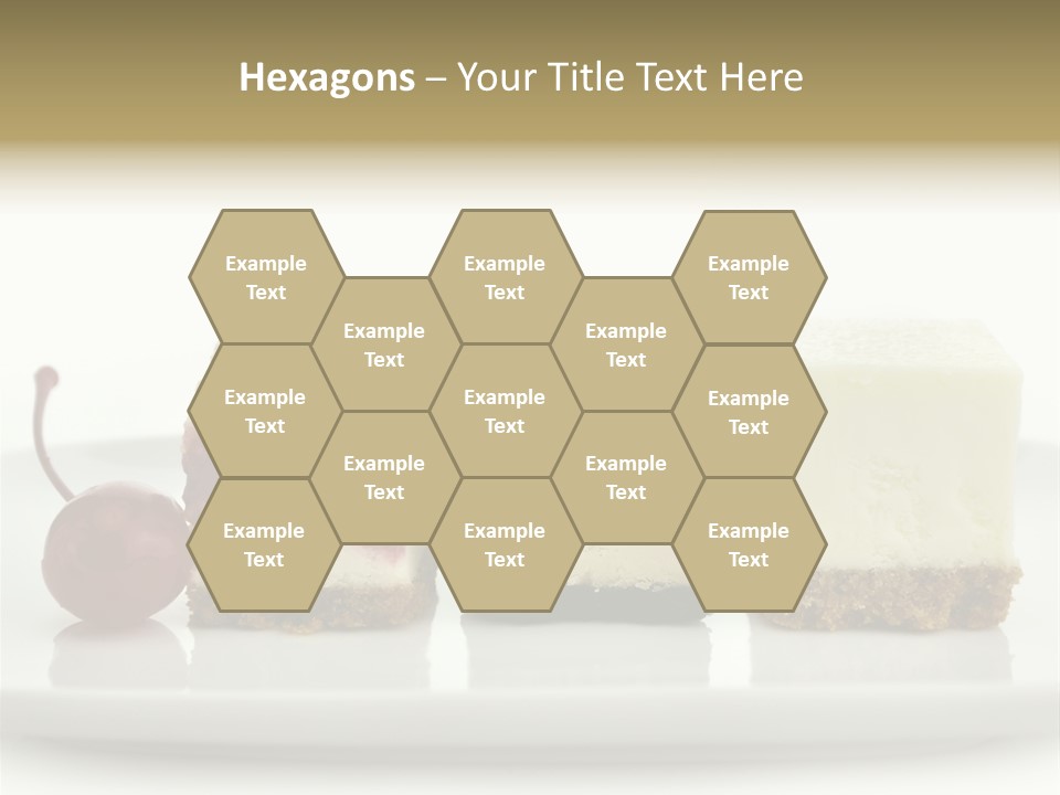 Cut Sweet Dark PowerPoint Template