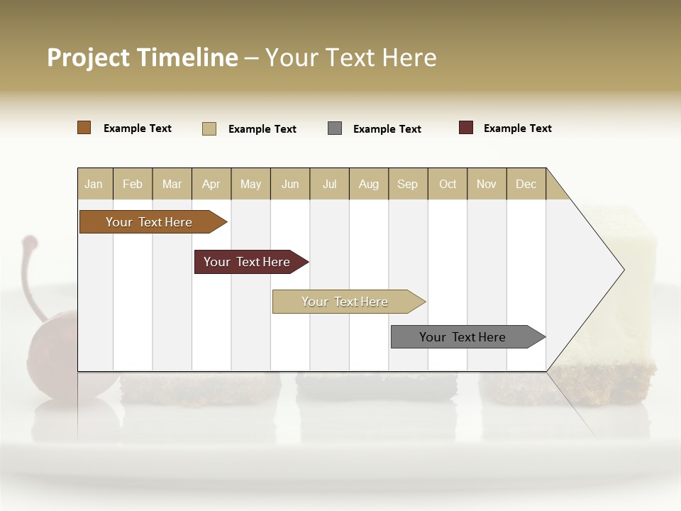 Cut Sweet Dark PowerPoint Template