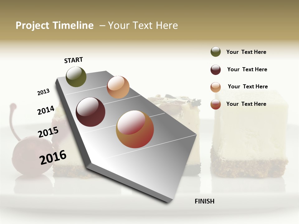 Cut Sweet Dark PowerPoint Template
