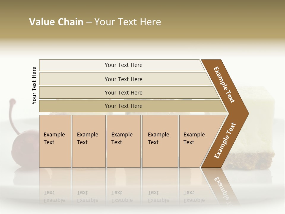 Cut Sweet Dark PowerPoint Template