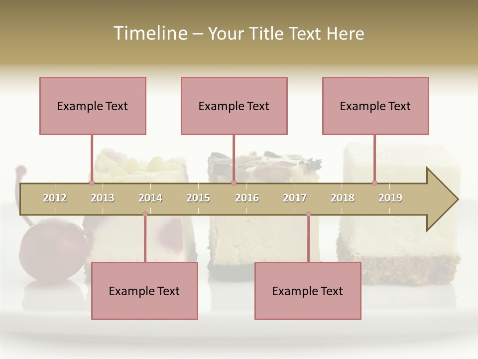 Cut Sweet Dark PowerPoint Template