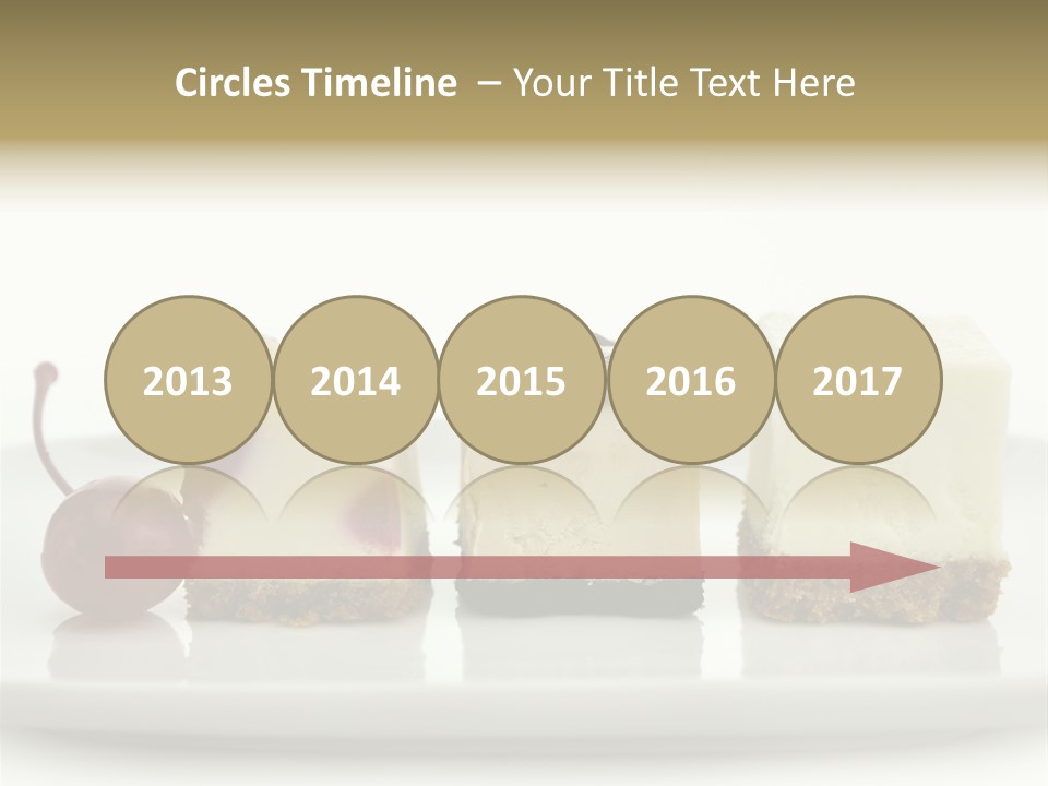 Cut Sweet Dark PowerPoint Template