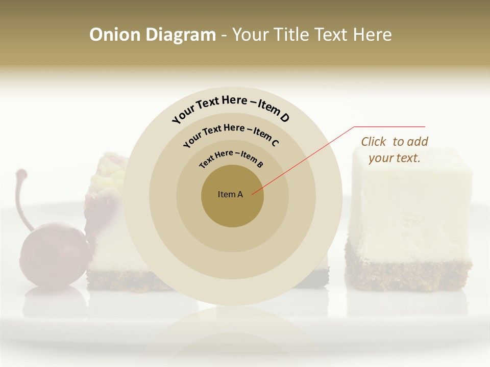 Cut Sweet Dark PowerPoint Template