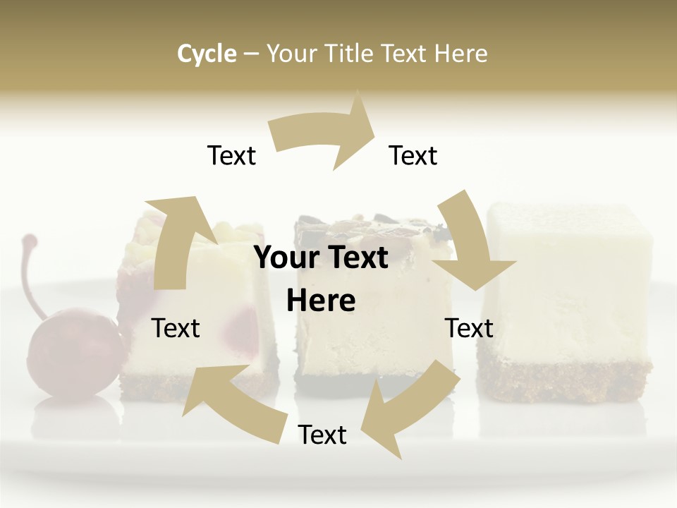Cut Sweet Dark PowerPoint Template