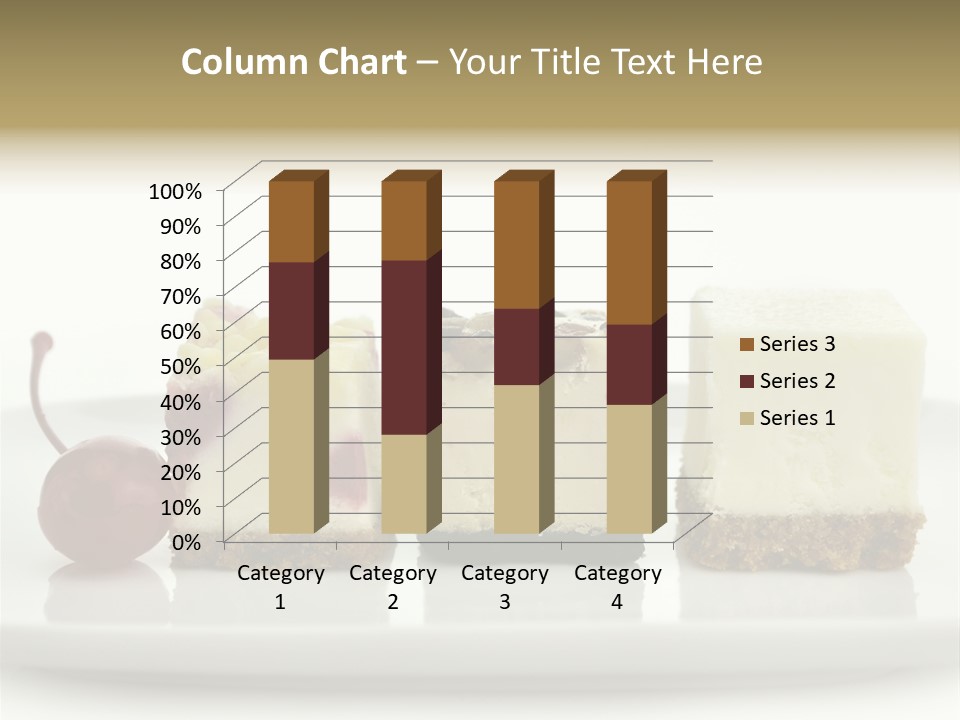 Cut Sweet Dark PowerPoint Template