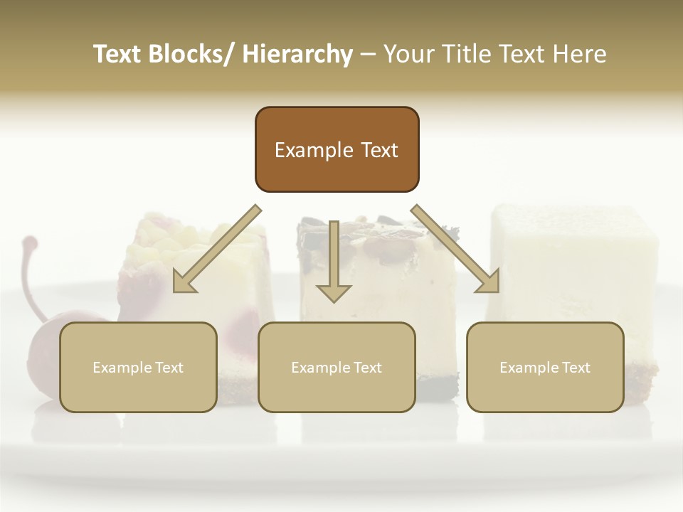 Cut Sweet Dark PowerPoint Template