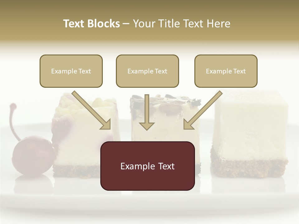 Cut Sweet Dark PowerPoint Template