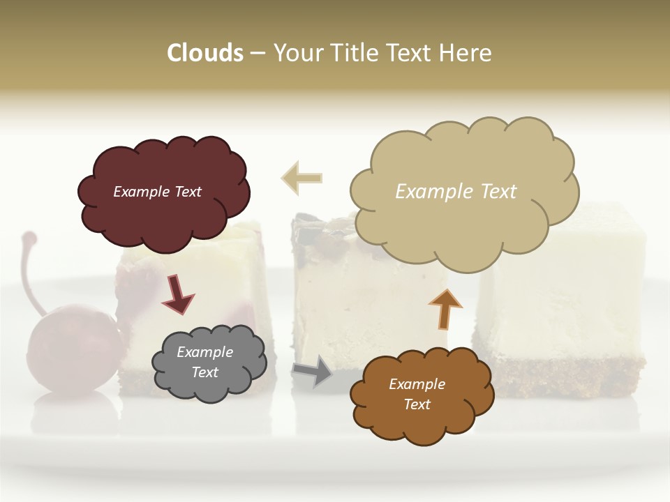 Cut Sweet Dark PowerPoint Template