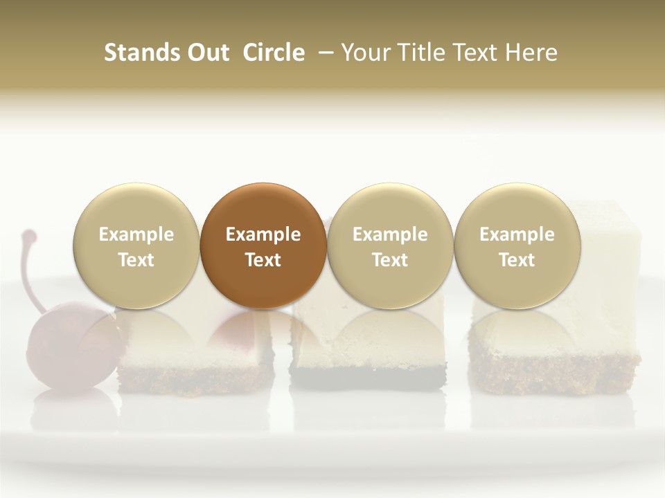 Cut Sweet Dark PowerPoint Template