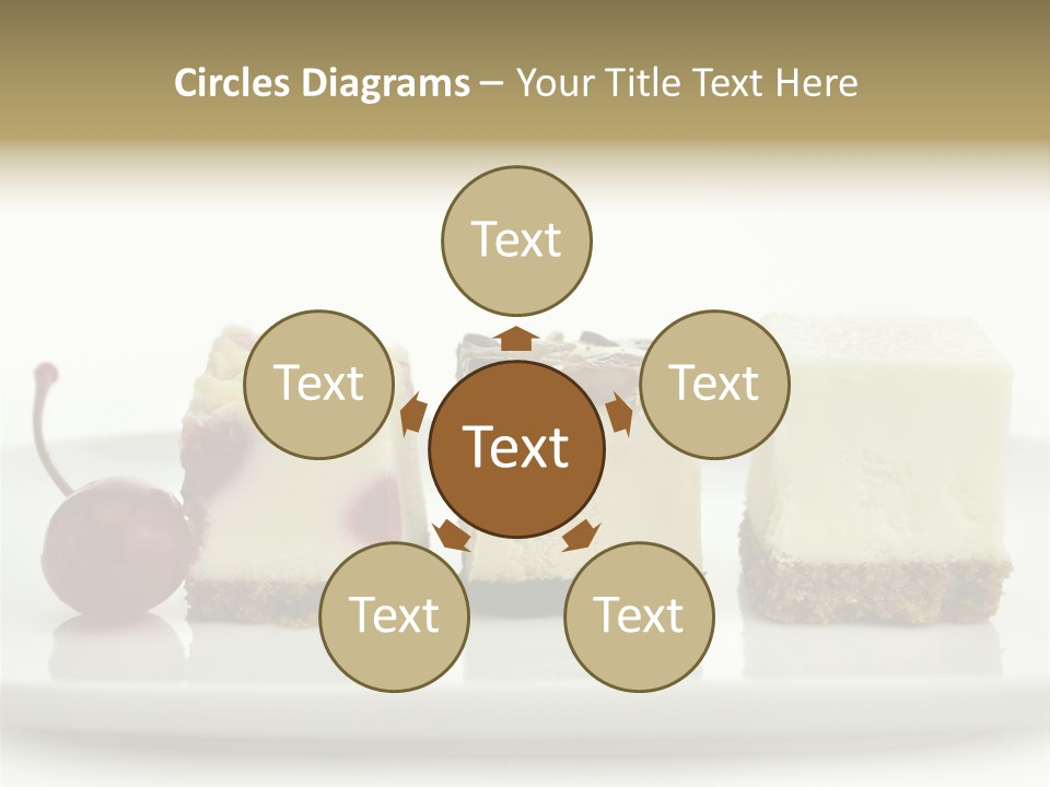 Cut Sweet Dark PowerPoint Template
