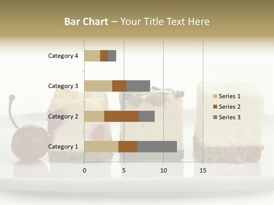 Cut Sweet Dark PowerPoint Template