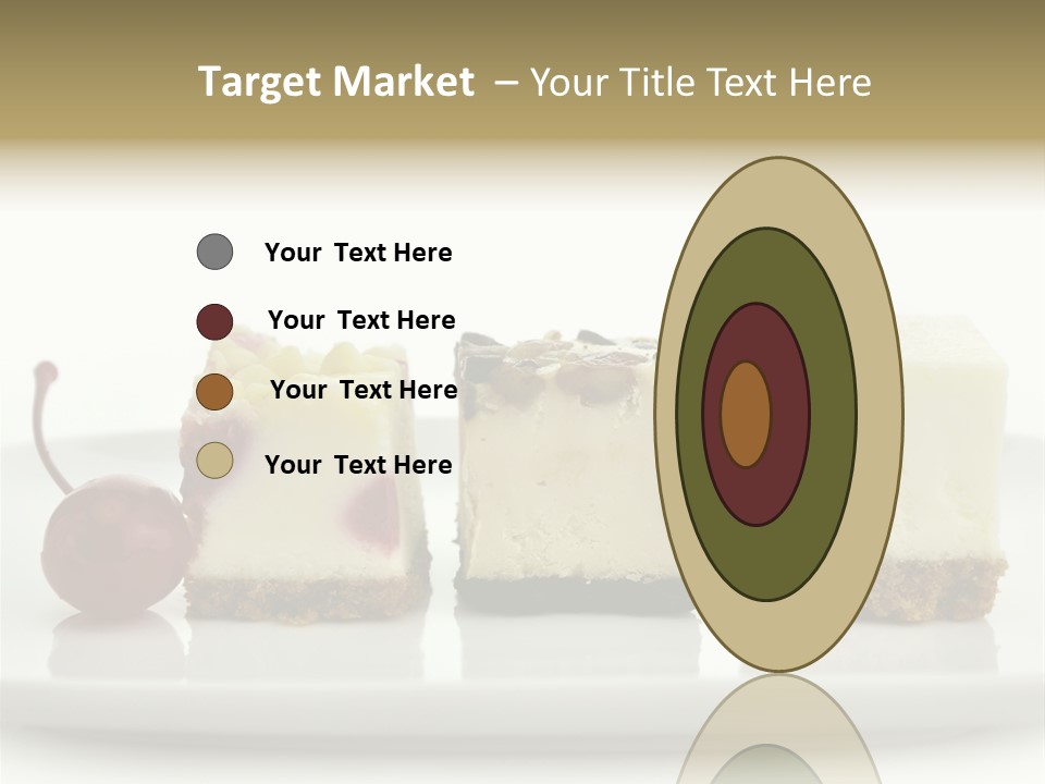 Cut Sweet Dark PowerPoint Template