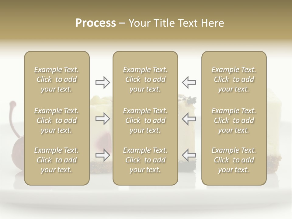 Cut Sweet Dark PowerPoint Template