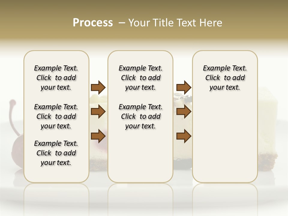 Cut Sweet Dark PowerPoint Template