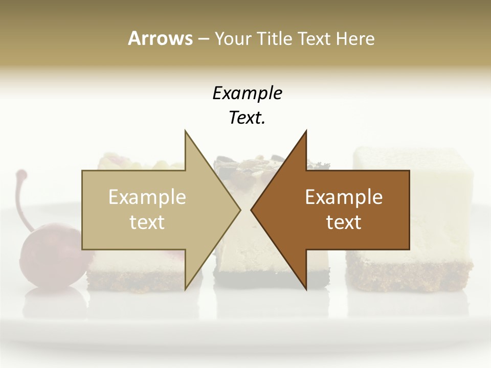 Cut Sweet Dark PowerPoint Template