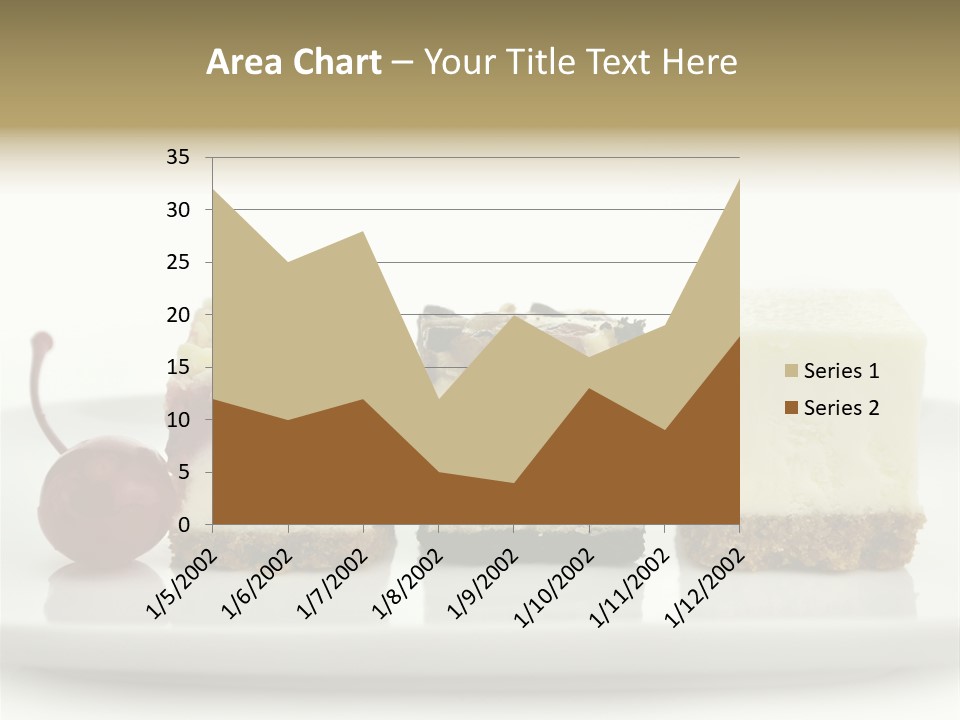 Cut Sweet Dark PowerPoint Template