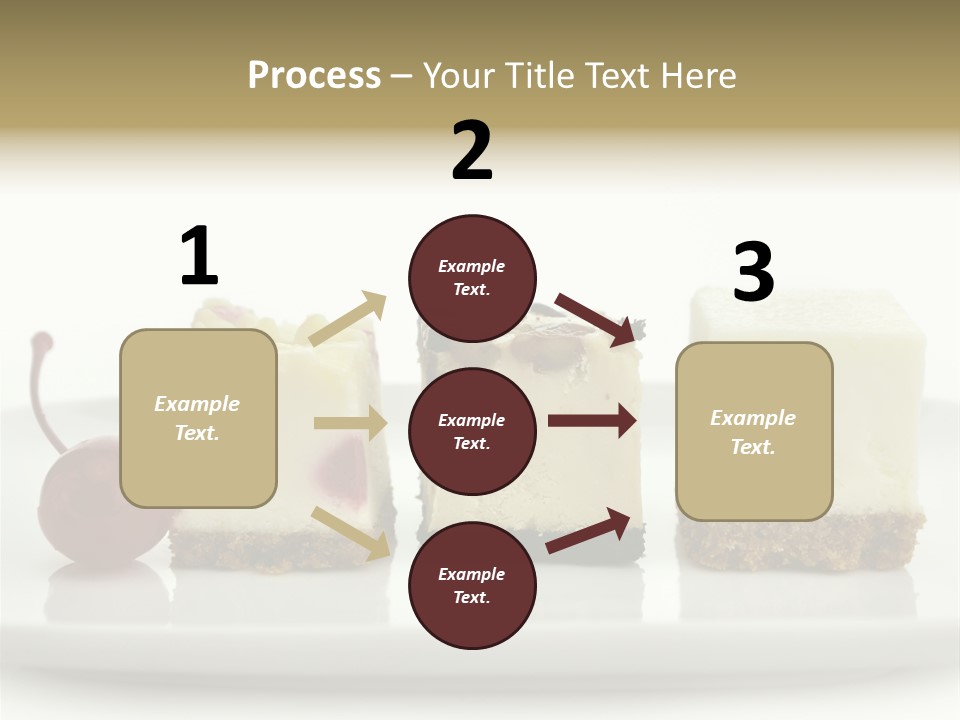 Cut Sweet Dark PowerPoint Template