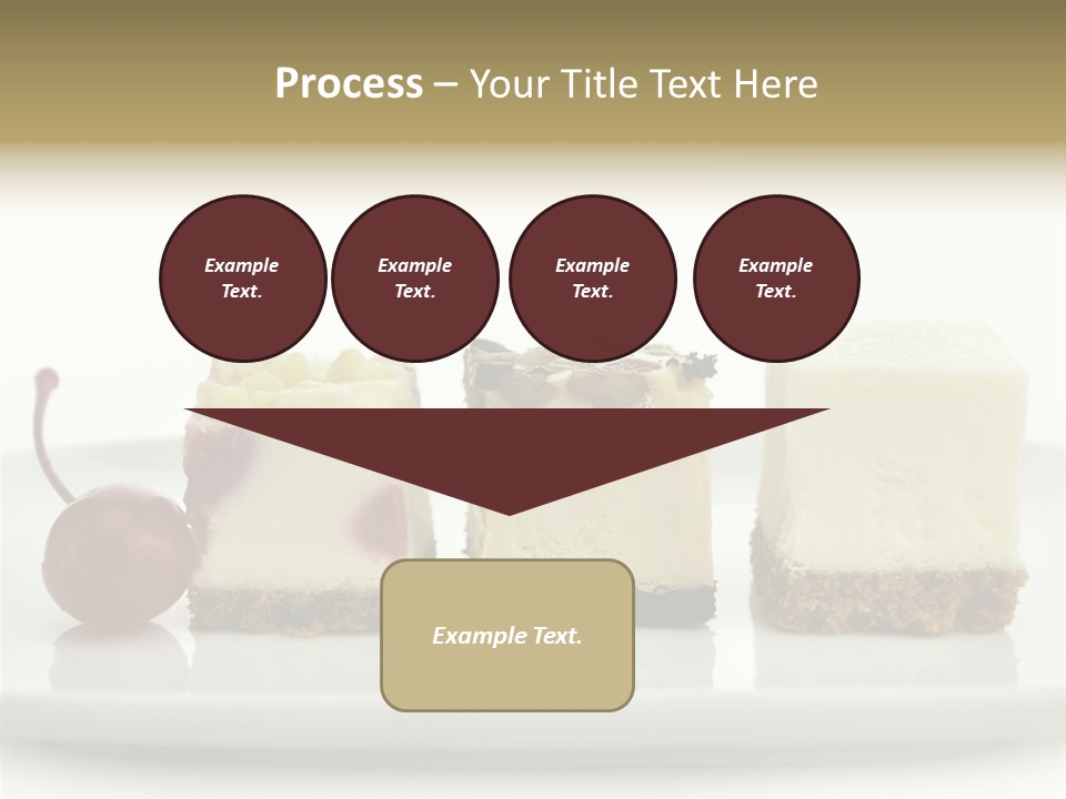 Cut Sweet Dark PowerPoint Template