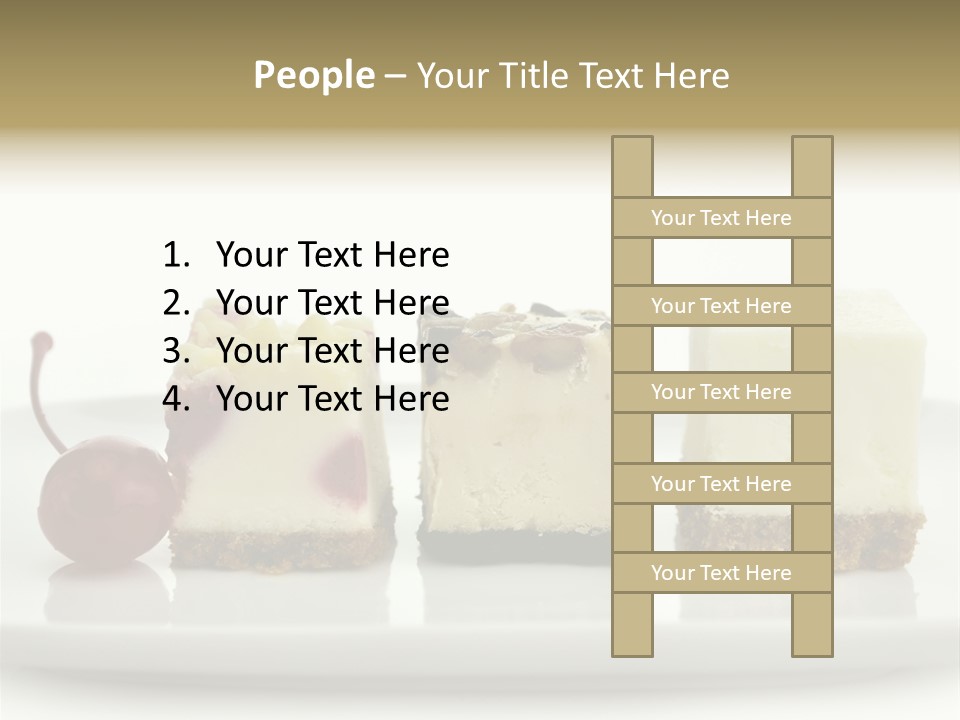 Cut Sweet Dark PowerPoint Template