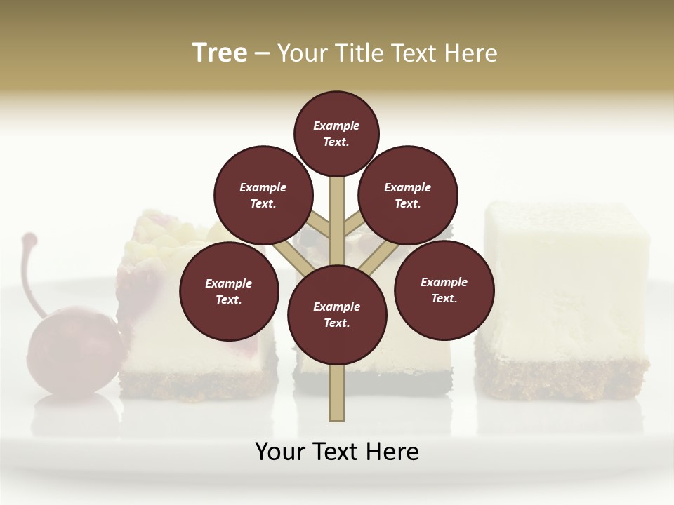 Cut Sweet Dark PowerPoint Template