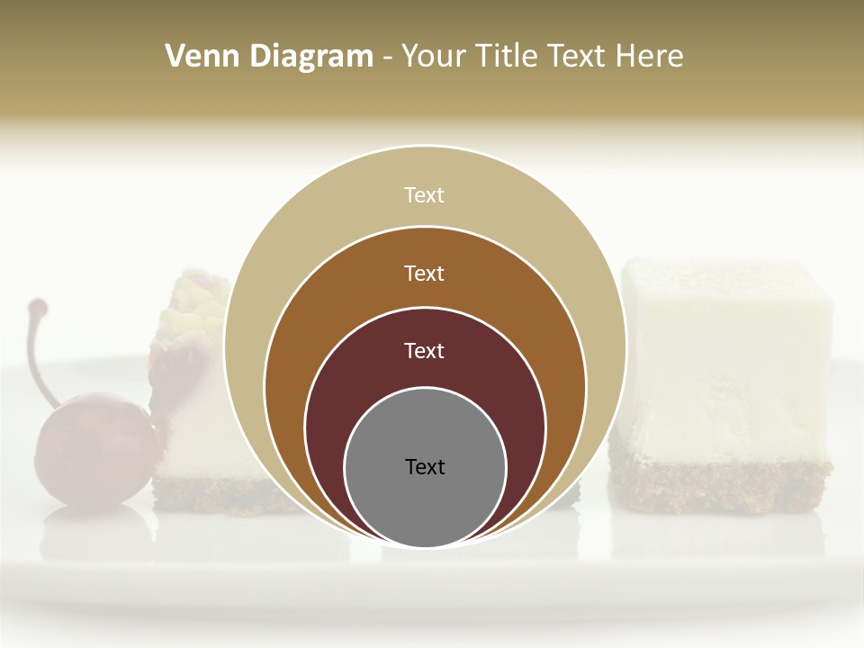 Cut Sweet Dark PowerPoint Template