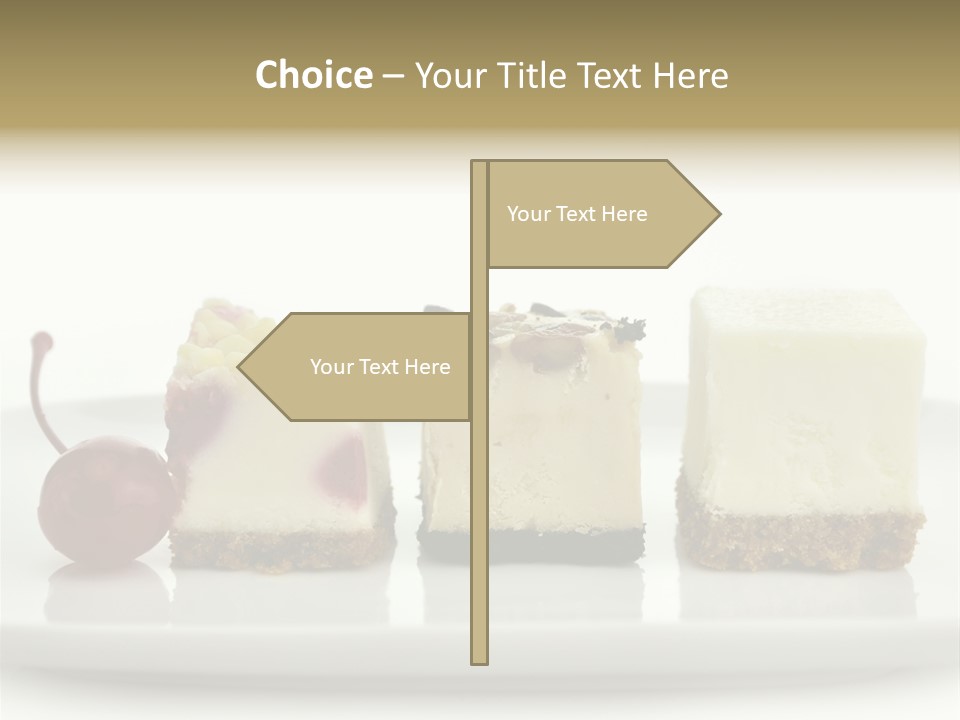 Cut Sweet Dark PowerPoint Template