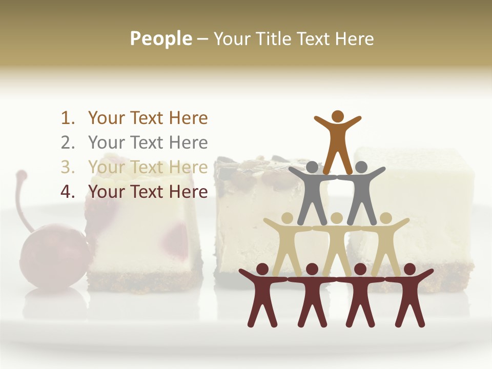 Cut Sweet Dark PowerPoint Template