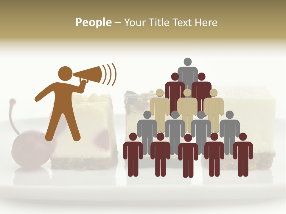 Cut Sweet Dark PowerPoint Template