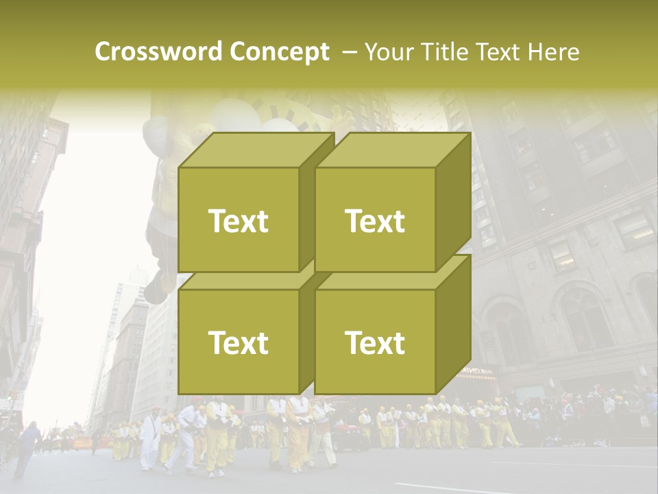 Squarepants Handle Smile PowerPoint Template