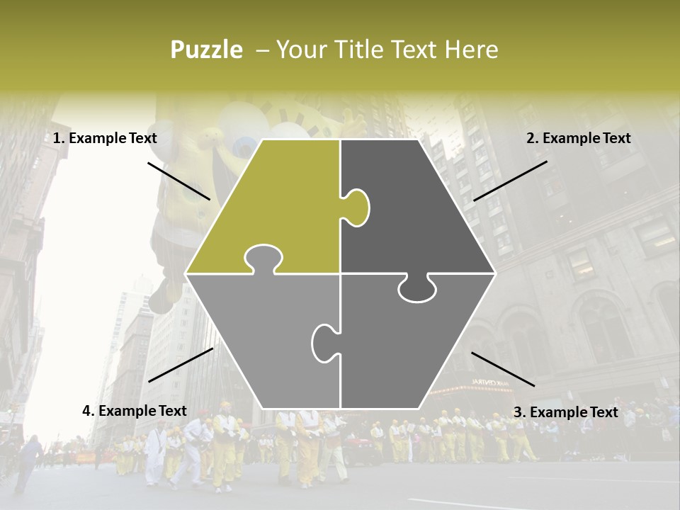 Squarepants Handle Smile PowerPoint Template