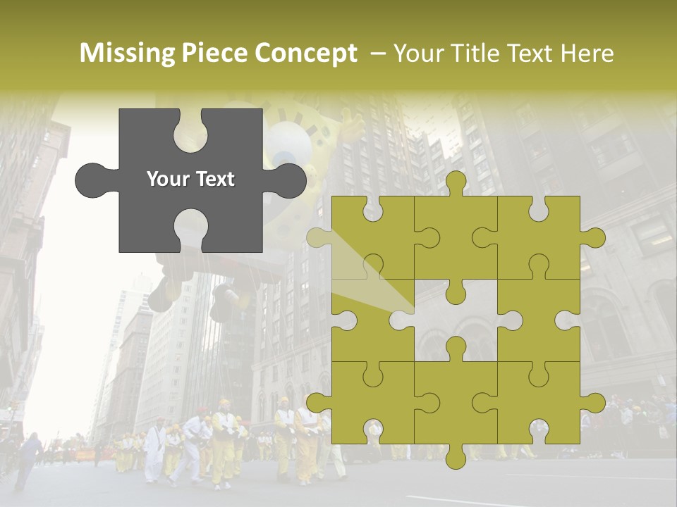 Squarepants Handle Smile PowerPoint Template