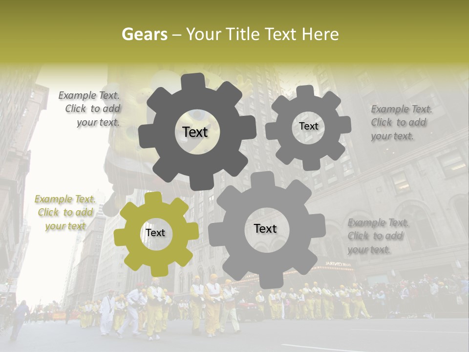 Squarepants Handle Smile PowerPoint Template