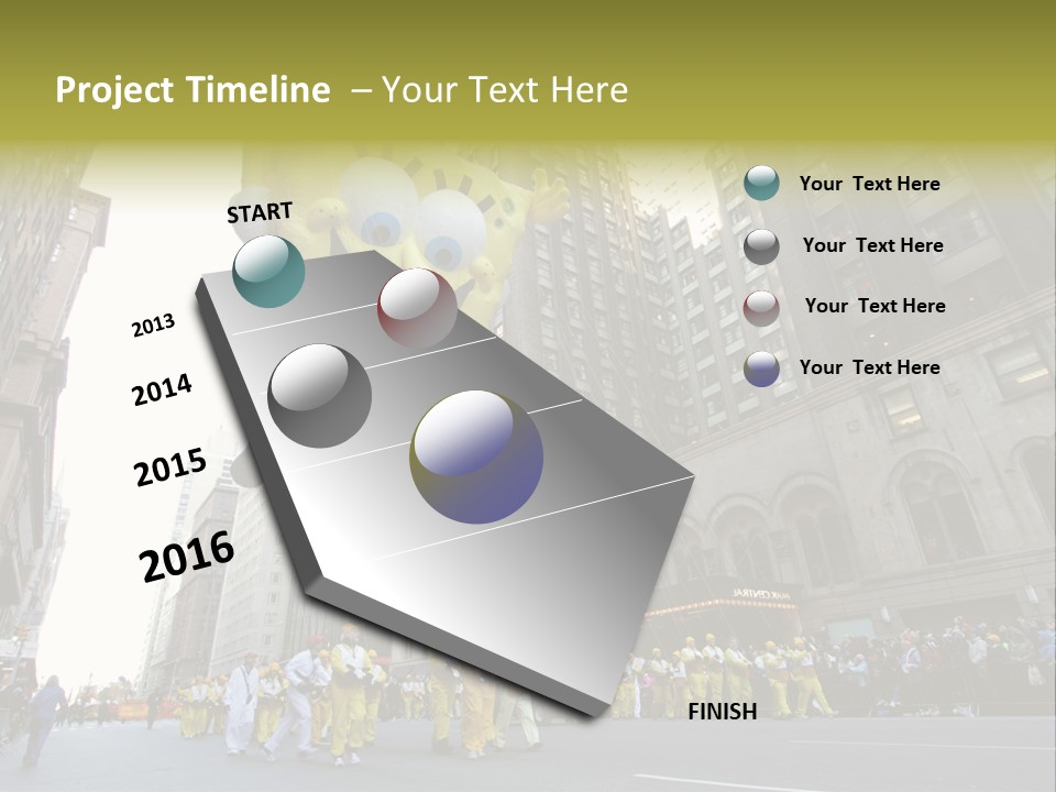 Squarepants Handle Smile PowerPoint Template
