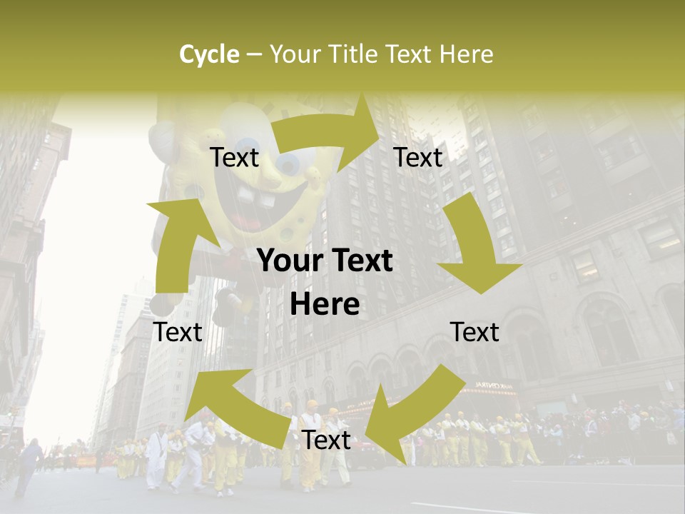 Squarepants Handle Smile PowerPoint Template