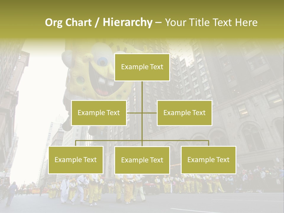 Squarepants Handle Smile PowerPoint Template