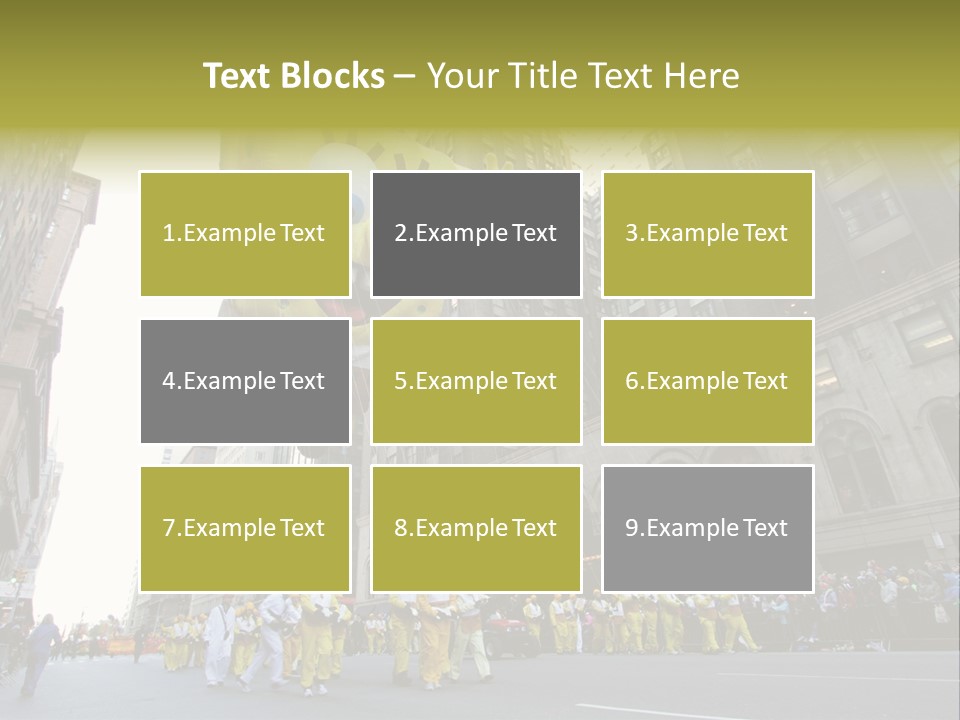 Squarepants Handle Smile PowerPoint Template