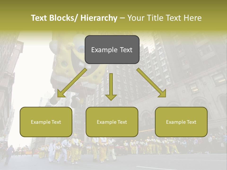 Squarepants Handle Smile PowerPoint Template