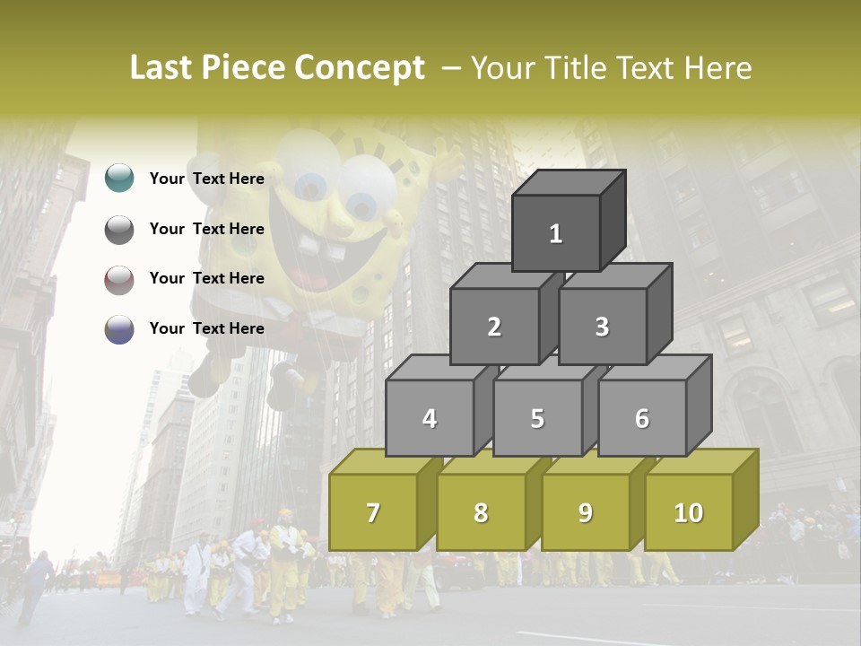 Squarepants Handle Smile PowerPoint Template