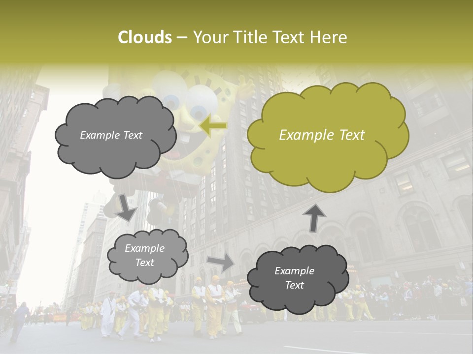 Squarepants Handle Smile PowerPoint Template