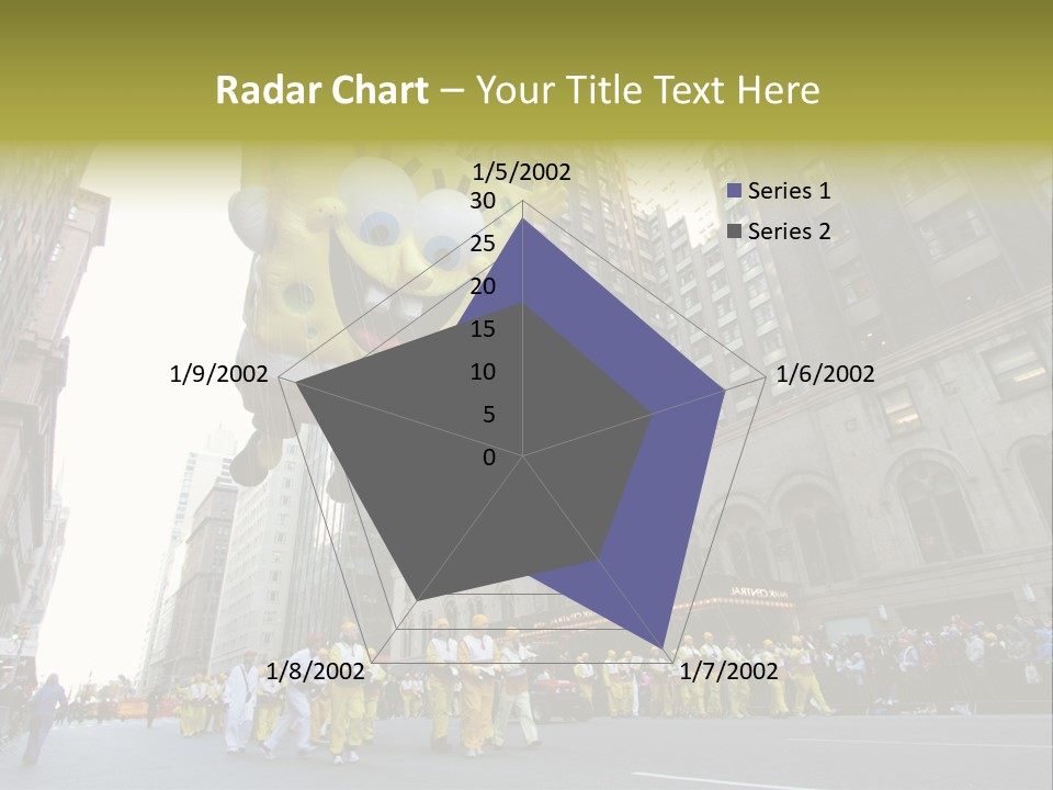 Squarepants Handle Smile PowerPoint Template