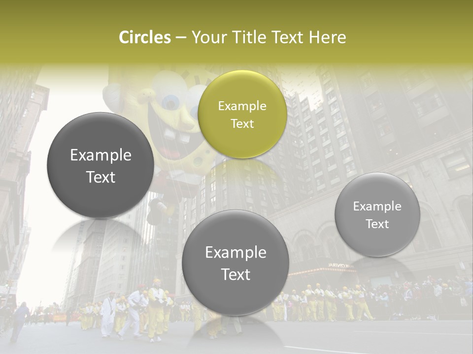 Squarepants Handle Smile PowerPoint Template