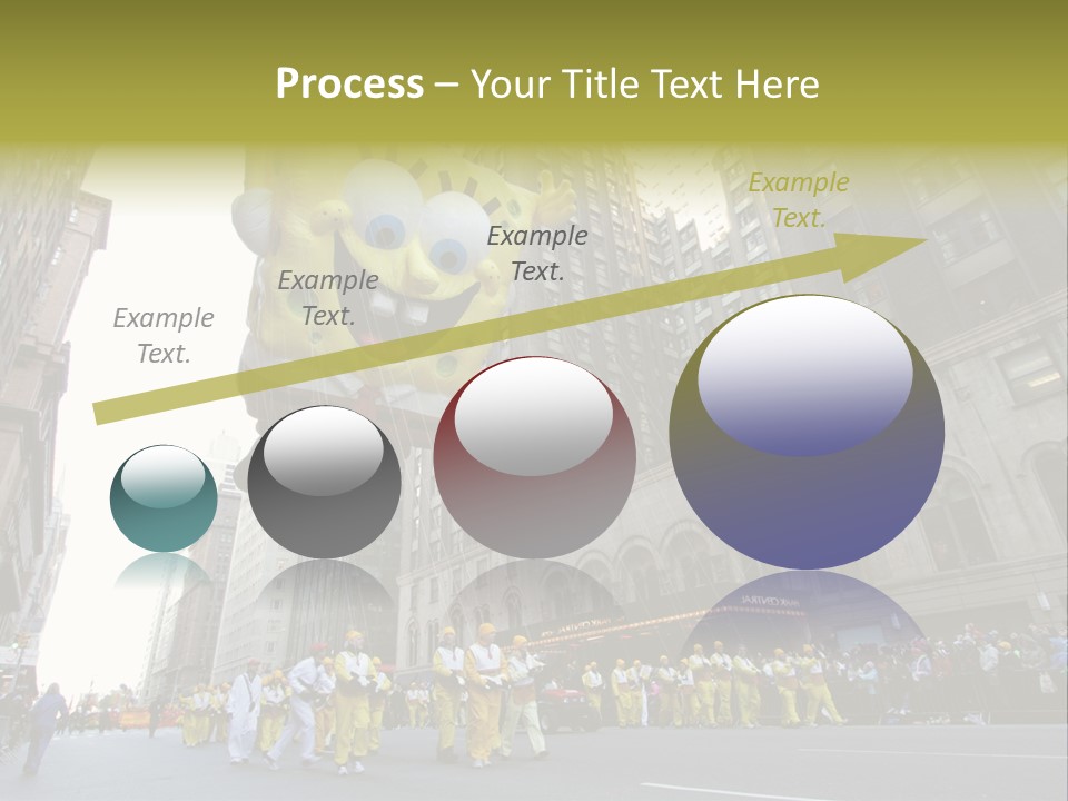 Squarepants Handle Smile PowerPoint Template