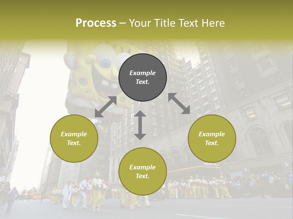 Squarepants Handle Smile PowerPoint Template