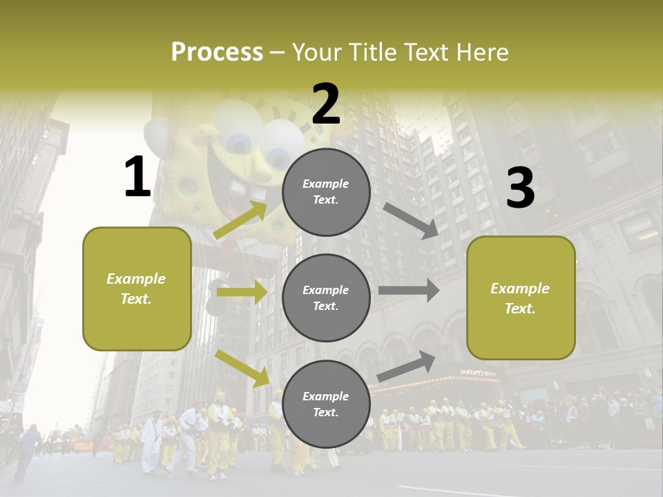 Squarepants Handle Smile PowerPoint Template